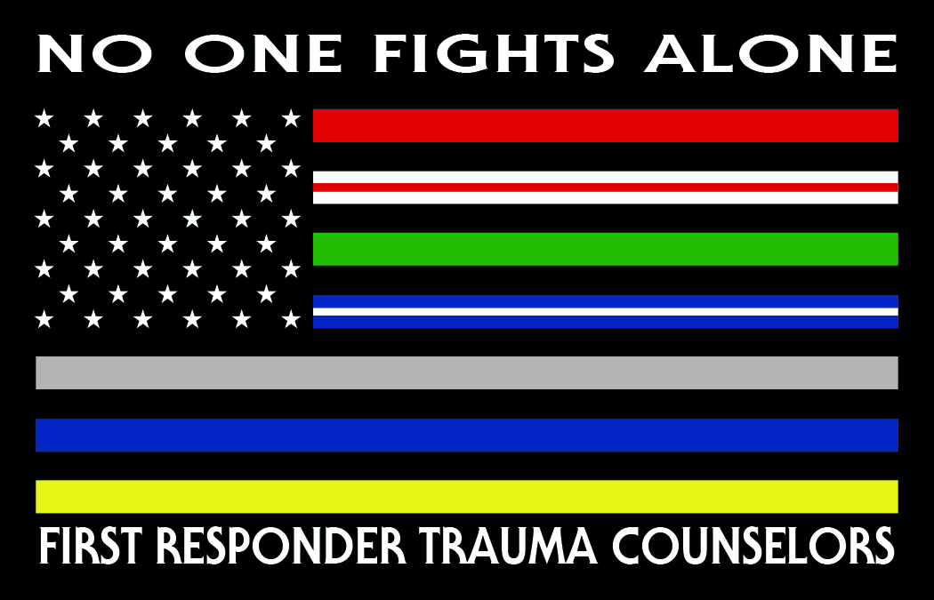 First Responders Trauma Counselors flag