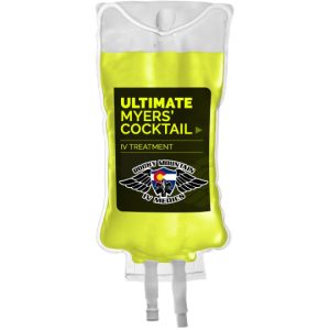 Rocky Mountain IV Medics Ultimate Myers' Cocktail Yellow IV bag